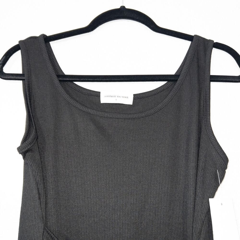 Nwt Goodnight Macaroon Black Aimee Front Tied Dress Size Large — image 3 of 6